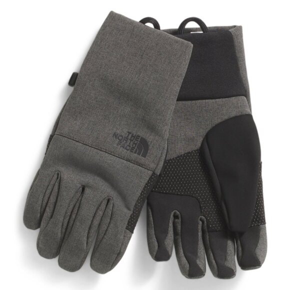 NEW THE NORTH FACE Apex Etip Gloves Tnf Dark Grey Heather for women 267mn - Picture 1 of 3
